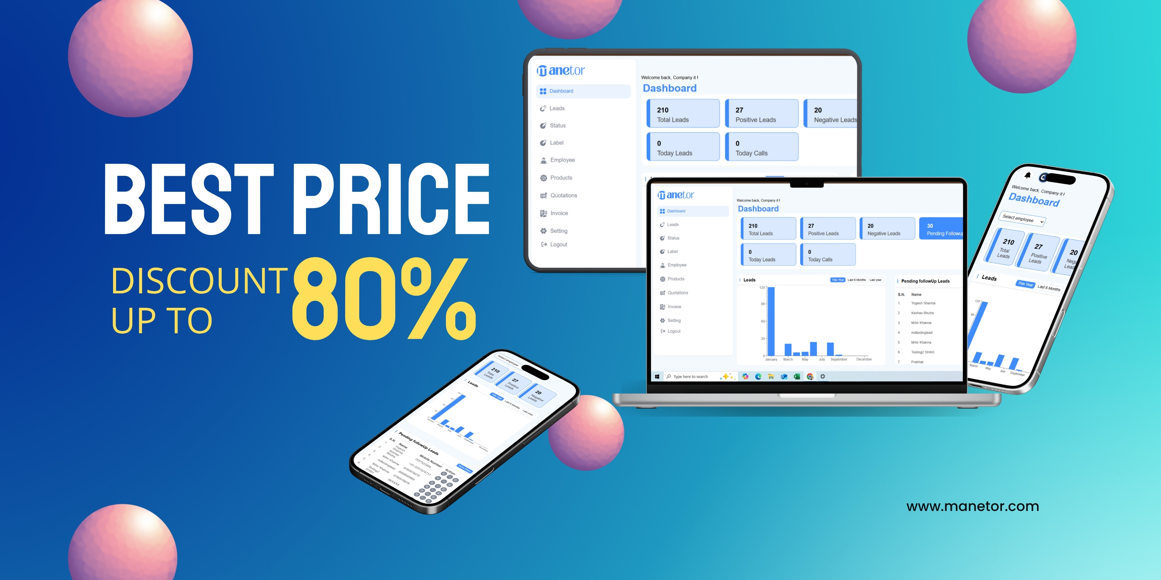 CRM Dashboard